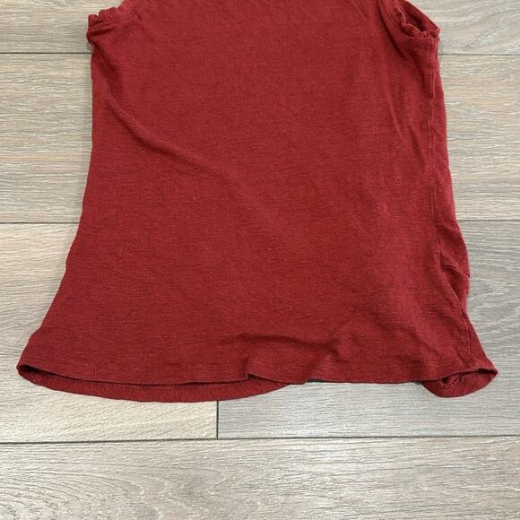 ATHLETA‎ Russet Rose Twist Knot Zephyr Linen Sleeveless Active Tank Top Size XS - Picture 6 of 9